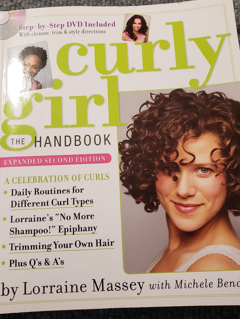 Curly Girl : The Handbook by Lorraine Massey (2011, Trade Paperback) with DVD